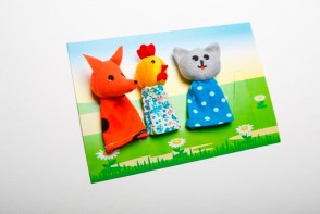 Пальчиковый театр "Кот, петух и лиса" - fgospostavki.ru - Апрелевка