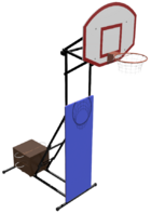 Стойка стритбольная-минибаскетбольная складная, переносная (регулируемая высота от 2,75 метров до 3,05 метра) - fgospostavki.ru - Апрелевка