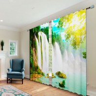 Комплект светонепроницаемых штор "Водопад" - fgospostavki.ru - Апрелевка