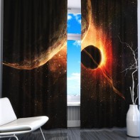 Комплект светонепроницаемых штор "Планеты" - fgospostavki.ru - Апрелевка