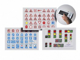 Базовый комплект светового оборудования "Дорожные знаки. Светофоры" с сенсорным беспроводным пультом дистанционного управления - fgospostavki.ru - Апрелевка
