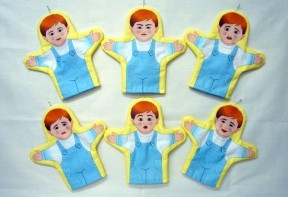 Набор рукавичек "Эмоции (мальчики)" 6 штук - fgospostavki.ru - Апрелевка