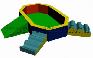 Манеж 180х120х30 см (с приставными элементами) - fgospostavki.ru - Апрелевка