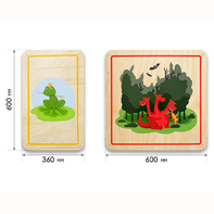 Набор стеновых панелей «Мир сказки - Волшебные герои» - fgospostavki.ru - Апрелевка