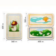 Набор стеновых панелей «Природа нашего края - Прогулка» - fgospostavki.ru - Апрелевка