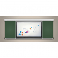 Многофункциональная раздвижная система аудиторных досок 75'' - fgospostavki.ru - Апрелевка