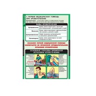 Комплект таблиц. ОБЖ. Правила оказания первой медицинской помощи - fgospostavki.ru - Апрелевка