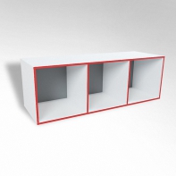 Открытая настенная полка-3-х секционная ТР3 ЛДСП  - fgospostavki.ru - Апрелевка