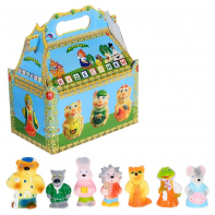 Набор резиновых игрушек "Теремок" - fgospostavki.ru - Апрелевка