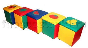 Пуфик "Веселый огород" - fgospostavki.ru - Апрелевка