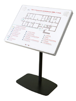 Тактильно-звуковая мнемосхема в комплекте со стойкой - fgospostavki.ru - Апрелевка