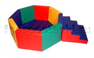 Сухой бассейн восьмигранный с лесенкой - fgospostavki.ru - Апрелевка