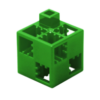 Кубик-основание зеленый 20х20 Artec - fgospostavki.ru - Апрелевка