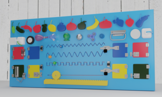 Бизиборд «Фрукты и овощи» - fgospostavki.ru - Апрелевка