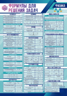 Стенд "Формулы для решения задач по физике" Вариант 1 - fgospostavki.ru - Апрелевка