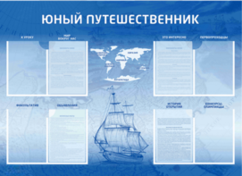 Стенд-уголок "Юный путешественник" - fgospostavki.ru - Апрелевка