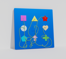 Тактильно-развивающая панель «Геометрия» - fgospostavki.ru - Апрелевка