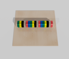 Тактильно-развивающая панель с разноцветными кругами - fgospostavki.ru - Апрелевка