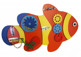 Бизиборд «Оранжевая рыбка» - fgospostavki.ru - Апрелевка