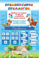 Стенд "Правописание предлогов" - fgospostavki.ru - Апрелевка