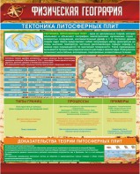 Стенд "Физическая география. Тектоника литосферных плит" - fgospostavki.ru - Апрелевка