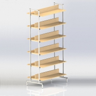 СТЕЛЛАЖ 2-СТОРОННИЙ НА МЕТАЛЛОКАРКАСЕ - fgospostavki.ru - Апрелевка