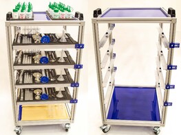 Мобильная стойка для хранения наборов ГИА по химии - fgospostavki.ru - Апрелевка