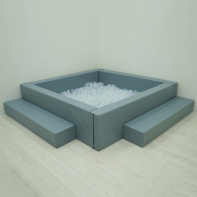 Сухой бассейн с шариками и RGB-подсветкой 190х190 см - fgospostavki.ru - Апрелевка