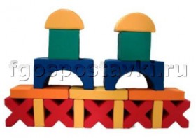 Мягкий модуль-конструктор "Терем" (18 элементов) - fgospostavki.ru - Апрелевка
