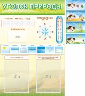 Стенд "Уголок природы" Вариант 2 - fgospostavki.ru - Апрелевка