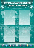 Стенд "Формулы для решения задач по физике" Вариант 3 - fgospostavki.ru - Апрелевка