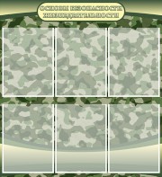 Стенд "Основы безопасности жизнедеятельности" Вариант 2 - fgospostavki.ru - Апрелевка