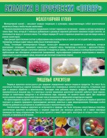 Стенд "Биология в профессии "повар"" - fgospostavki.ru - Апрелевка