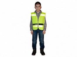 Световозвращающий жилет на молнии для пешеходов - fgospostavki.ru - Апрелевка