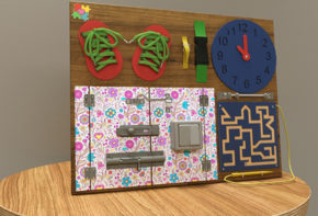 Бизиборд «Для девочек» - fgospostavki.ru - Апрелевка