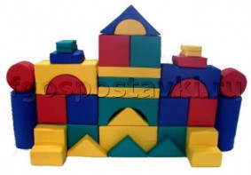 Мягкий модуль-конструктор "Замок" (33 элемента) - fgospostavki.ru - Апрелевка