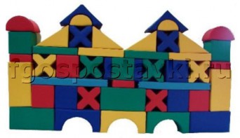 Мягкий модуль-конструктор "Замок" (46 элементов) - fgospostavki.ru - Апрелевка