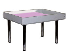 Световой столик для рисования песком напольный 80х60 сантиметров мультиколор с кармашком для песка - fgospostavki.ru - Апрелевка