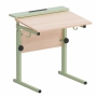 Стол ученический с наклоном столешницы (0-15°) на прямоугольной трубе - fgospostavki.ru - Апрелевка