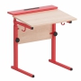 Стол ученический с наклоном столешницы (0-15°) на прямоугольной трубе - fgospostavki.ru - Апрелевка