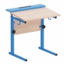 Стол ученический с наклоном столешницы (0-15°) на прямоугольной трубе - fgospostavki.ru - Апрелевка