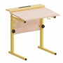 Стол ученический с наклоном столешницы (0-15°) на прямоугольной трубе - fgospostavki.ru - Апрелевка