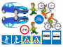 Магнитно-маркерная доска "Дорожные правила пешехода" с комплектом тематических магнитов - fgospostavki.ru - Апрелевка