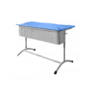 Школьный двухместный стол с перфорированным экраном - fgospostavki.ru - Апрелевка