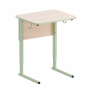 Стол ученический регулируемый (одноместный) на прямоугольной трубе - fgospostavki.ru - Апрелевка