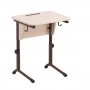 Стол ученический с наклоном столешницы (0-24°) на плоскоовальной трубе - fgospostavki.ru - Апрелевка