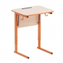 Стол ученический с наклоном столешницы (0-24°) на прямоугольной трубе - fgospostavki.ru - Апрелевка